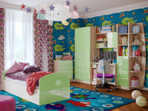 Детская комната Юниор-2 Салатовый металлик в Тавде - tavda.magazinmebel.ru | фото