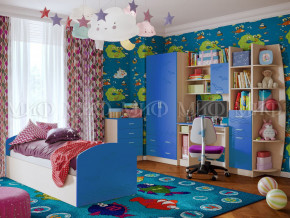 Детская комната Юниор-2 Синий в Тавде - tavda.magazinmebel.ru | фото
