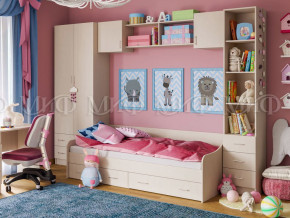 Детская комната Вега 1 Дуб беленый в Тавде - tavda.magazinmebel.ru | фото - изображение 1