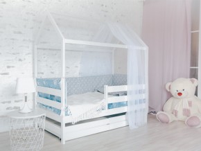 Детская кровать Домик Эко с ящиками белый в Тавде - tavda.magazinmebel.ru | фото - изображение 2
