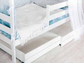 Детская кровать Домик Эко с ящиками белый в Тавде - tavda.magazinmebel.ru | фото - изображение 3
