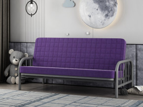 Диван-кровать Мадлен 4 Серый-Фиолетовый в Тавде - tavda.magazinmebel.ru | фото