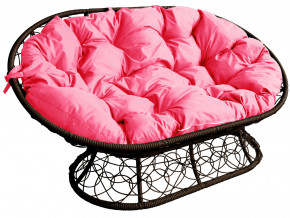 Диван Мамасан с ротангом розовая подушка в Тавде - tavda.magazinmebel.ru | фото
