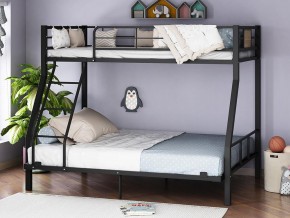 Двухъярусная кровать Гранада-1 140 черный в Тавде - tavda.magazinmebel.ru | фото
