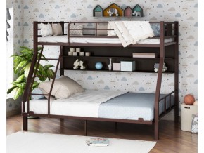 Двухъярусная кровать Гранада-1П 140 коричневый в Тавде - tavda.magazinmebel.ru | фото