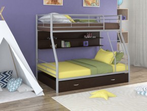Двухъярусная кровать Гранада 2 ПЯ Серая в Тавде - tavda.magazinmebel.ru | фото - изображение 1