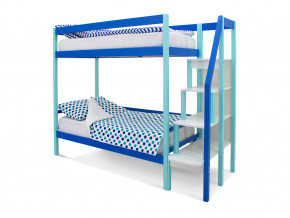 Двухъярусная кровать Svogen мятно-синий в Тавде - tavda.magazinmebel.ru | фото