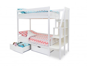 Двухъярусная кровать Svogen с ящиками белый в Тавде - tavda.magazinmebel.ru | фото - изображение 2