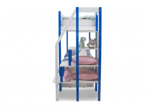 Двухъярусная кровать Svogen с ящиками сине-белый в Тавде - tavda.magazinmebel.ru | фото - изображение 4