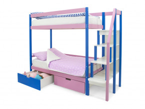Двухъярусная кровать Svogen с ящиками синий-лаванда в Тавде - tavda.magazinmebel.ru | фото - изображение 2