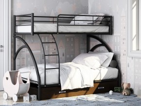 Двухъярусная кровать Виньола-2 Я черный в Тавде - tavda.magazinmebel.ru | фото