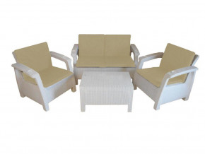 Комплект уличной мебели Yalta Premium Terrace Set белый в Тавде - tavda.magazinmebel.ru | фото - изображение 1