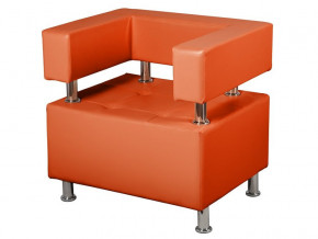 Кресло Борк Кожзам Оранжевый в Тавде - tavda.magazinmebel.ru | фото - изображение 1