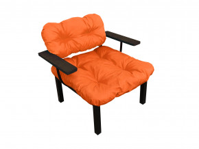 Кресло Дачное оранжевая подушка в Тавде - tavda.magazinmebel.ru | фото
