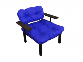 Кресло Дачное синяя подушка в Тавде - tavda.magazinmebel.ru | фото - изображение 1