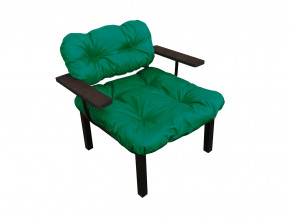 Кресло Дачное зелёная подушка в Тавде - tavda.magazinmebel.ru | фото - изображение 1