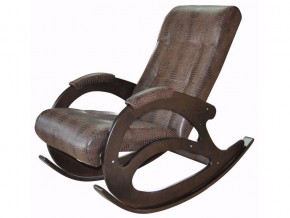 Кресло-качалка К 5/1 коричневый крокодил в Тавде - tavda.magazinmebel.ru | фото - изображение 1