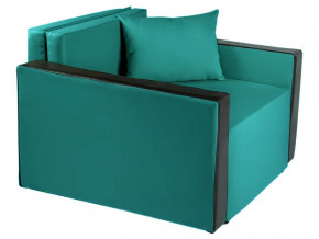 Кресло-кровать Милена с подлокотниками рогожка emerald в Тавде - tavda.magazinmebel.ru | фото - изображение 1