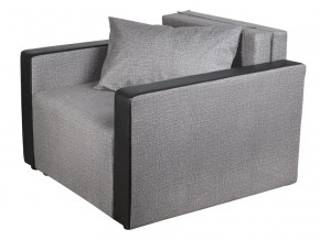 Кресло-кровать Милена с подлокотниками велюр серый в Тавде - tavda.magazinmebel.ru | фото