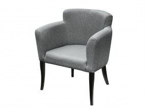 Кресло Неаполь ткань Китон серый-опоры венге в Тавде - tavda.magazinmebel.ru | фото - изображение 1
