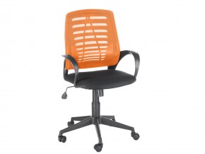 Кресло оператора Ирис стандарт оранжевый/черный в Тавде - tavda.magazinmebel.ru | фото