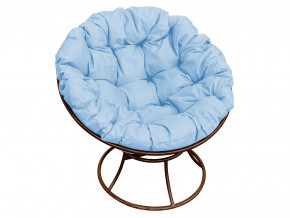 Кресло Папасан без ротанга голубая подушка в Тавде - tavda.magazinmebel.ru | фото