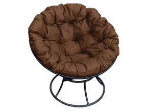 Кресло Папасан без ротанга коричневая подушка в Тавде - tavda.magazinmebel.ru | фото