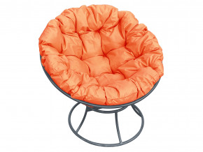 Кресло Папасан без ротанга оранжевая подушка в Тавде - tavda.magazinmebel.ru | фото - изображение 1