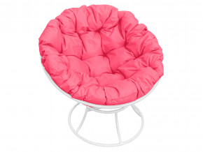 Кресло Папасан без ротанга розовая подушка в Тавде - tavda.magazinmebel.ru | фото