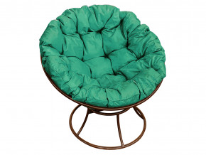 Кресло Папасан без ротанга зелёная подушка в Тавде - tavda.magazinmebel.ru | фото