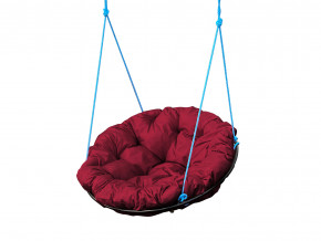 Кресло Папасан подвесное бордовая подушка в Тавде - tavda.magazinmebel.ru | фото