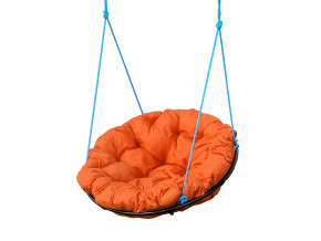 Кресло Папасан подвесное оранжевая подушка в Тавде - tavda.magazinmebel.ru | фото