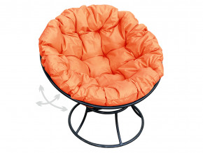 Кресло Папасан пружинка без ротанга оранжевая подушка в Тавде - tavda.magazinmebel.ru | фото - изображение 1