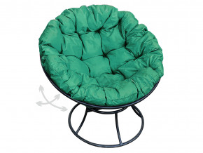 Кресло Папасан пружинка без ротанга зелёная подушка в Тавде - tavda.magazinmebel.ru | фото - изображение 1