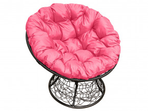 Кресло Папасан с ротангом розовая подушка в Тавде - tavda.magazinmebel.ru | фото