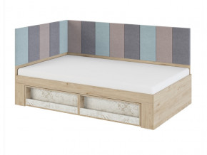 Кровать 1,2 с мягким элементом 1,2 и 2,0 Мод.2.3 в Тавде - tavda.magazinmebel.ru | фото