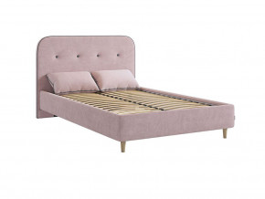 Кровать 1200 Лео велюр нежно-розовый в Тавде - tavda.magazinmebel.ru | фото - изображение 3