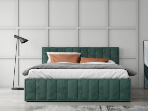 Кровать 1400 Лана зеленый велюр в Тавде - tavda.magazinmebel.ru | фото - изображение 2
