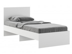 Кровать 900 Осло модуль М11 с настилом Лайт Белый в Тавде - tavda.magazinmebel.ru | фото - изображение 1
