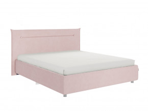 Кровать Альба 1600 велюр нежно-розовый в Тавде - tavda.magazinmebel.ru | фото - изображение 1