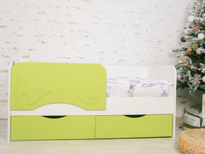 Кровать Бабочка белый/салатовый софт в Тавде - tavda.magazinmebel.ru | фото