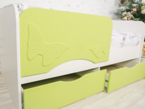 Кровать Бабочка белый/салатовый софт в Тавде - tavda.magazinmebel.ru | фото - изображение 2