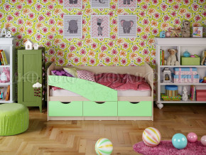 Кровать Бабочки 1600 Салатовый в Тавде - tavda.magazinmebel.ru | фото - изображение 1