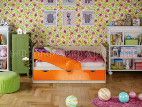 Кровать Бабочки 1800 Оранжевый металлик в Тавде - tavda.magazinmebel.ru | фото - изображение 1