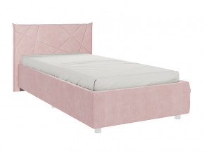 Кровать Бест 900 велюр нежно-розовый в Тавде - tavda.magazinmebel.ru | фото