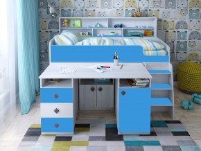 Кровать чердак Малыш-5 винтерберг-голубой в Тавде - tavda.magazinmebel.ru | фото - изображение 1