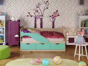 Кровать Дельфин-1 1600 Бирюза матовая в Тавде - tavda.magazinmebel.ru | фото