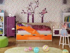 Кровать Дельфин-1 1600 Оранжевый металлик в Тавде - tavda.magazinmebel.ru | фото