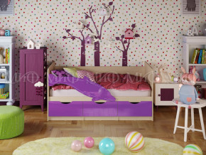 Кровать Дельфин-1 1800 Фиолетовый металлик в Тавде - tavda.magazinmebel.ru | фото