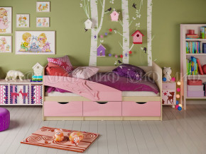 Кровать Дельфин 1600 Розовый металлик в Тавде - tavda.magazinmebel.ru | фото